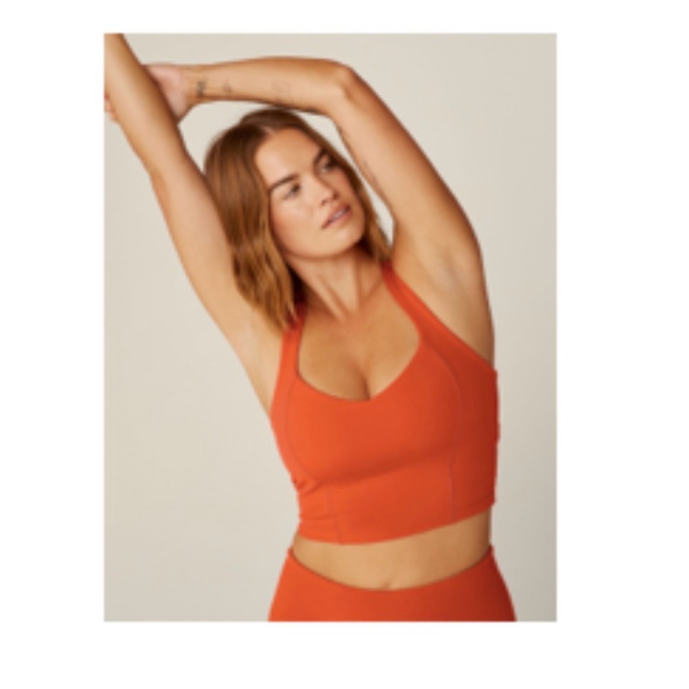 Beyond Yoga POWERBEYOND™ Intensity Racerback Cropped Tank
Sunset Orange / M